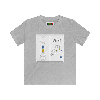 Nailed It Trick shot  Kids Softstyle Tee