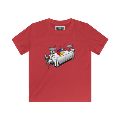 Skewb Comp Day - Rubik's Cube Art  Kids Softstyle Tee