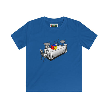 Skewb Comp Day - Rubik's Cube Art  Kids Softstyle Tee