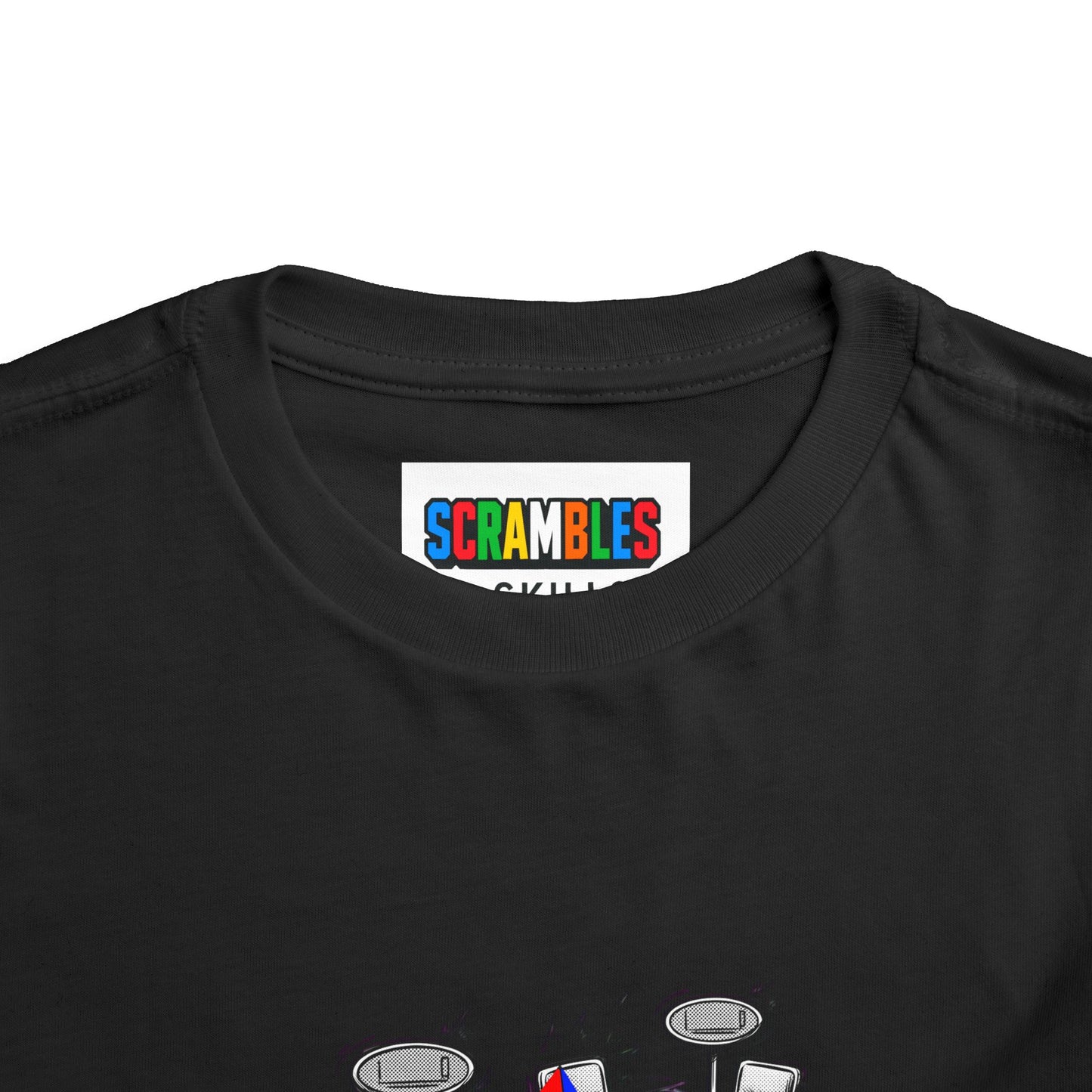 Pyraminx Comp Day - Rubik's Cube Art  Toddler Short Sleeve T-Shirt
