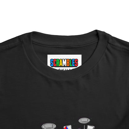 Pyraminx Comp Day - Rubik's Cube Art  Toddler Short Sleeve T-Shirt