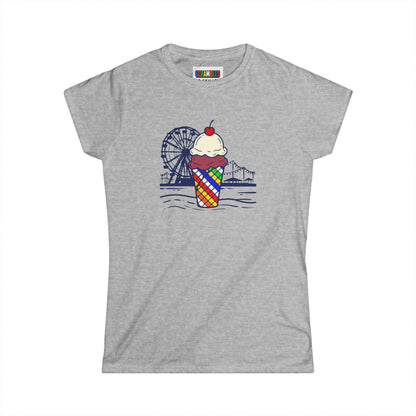 Rubik's Cube Shirt - Sweet Solves Women's Softstyle T-Shirt| Fun Cubing Tee