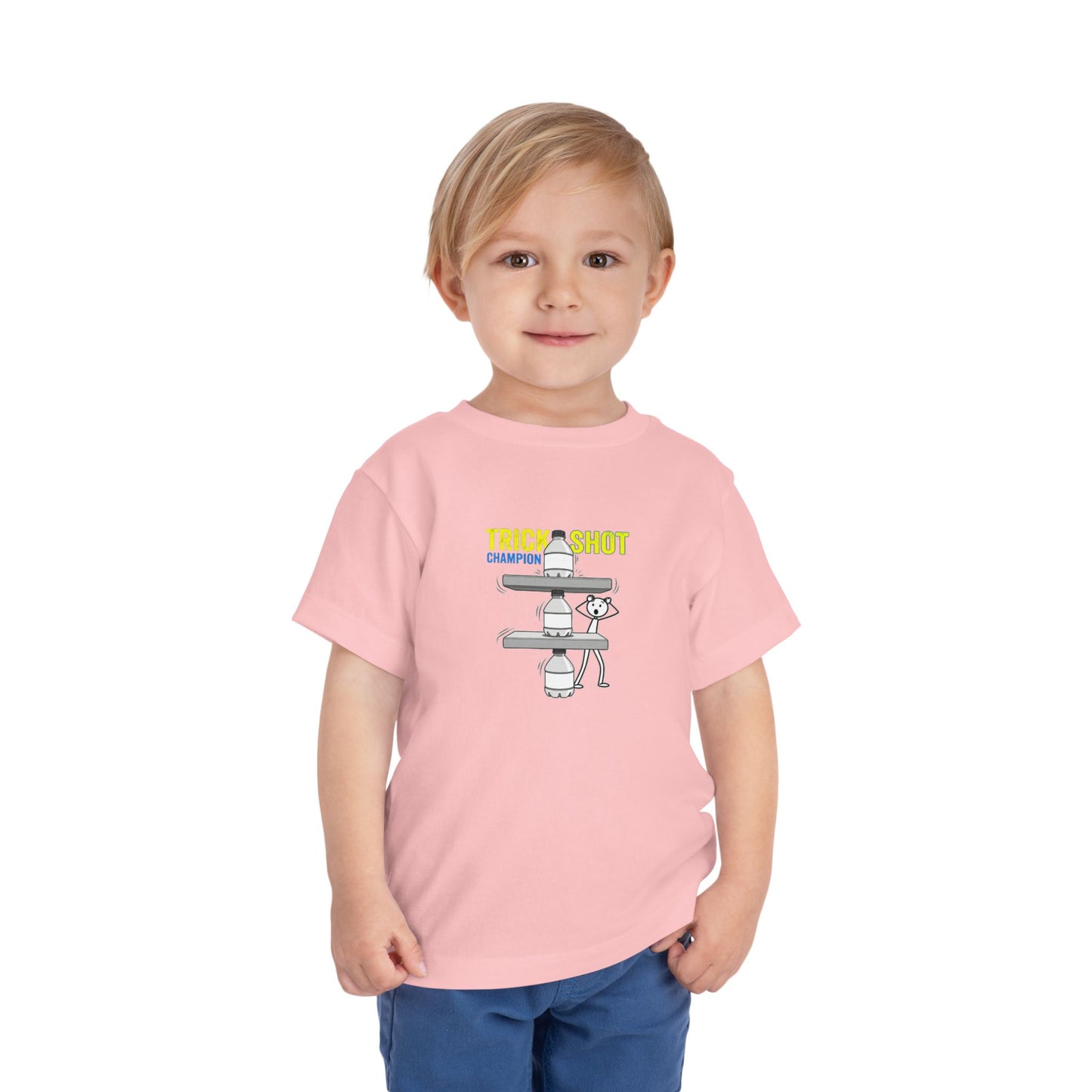 Trick shot Champion Toddler Short Sleeve T-Shirt