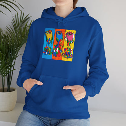 Rubik's Cube Shirt - Color Melt Unisex Heavy Blend™ Hooded Sweatshirt| Fun Cubing Shirt