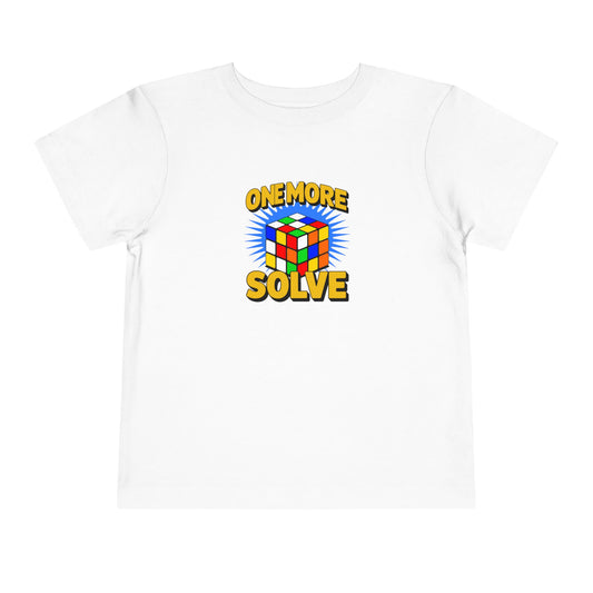 One More Solve - Rubiks Cube Toddler Short Sleeve T-Shirt