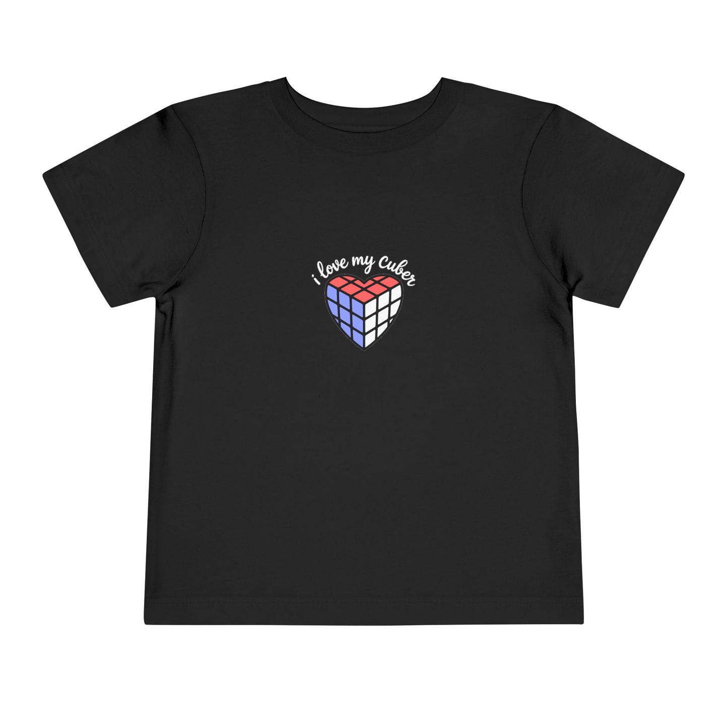 I Love My Cuber - Rubik's Cube Art  Toddler Short Sleeve T-Shirt