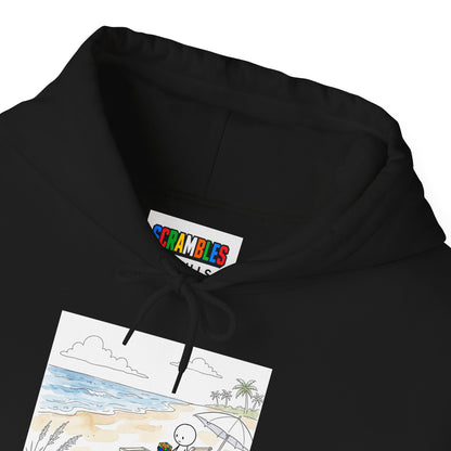 Beach Watercolor Unisex Heavy Blend™ Hooded Sweatshirt