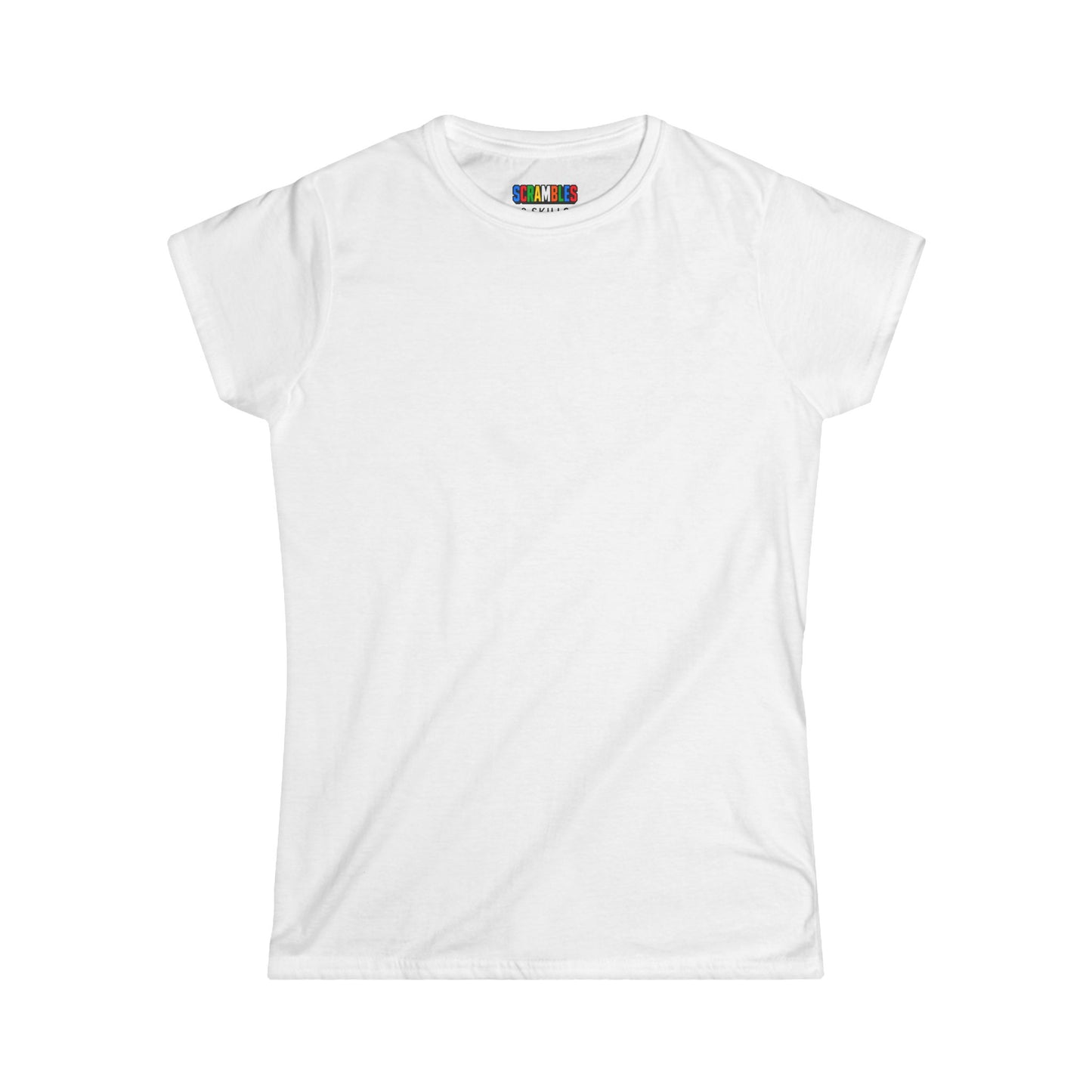 Women's Custom Personal Best  - Rubik's Cube Art  Softstyle T-Shirt