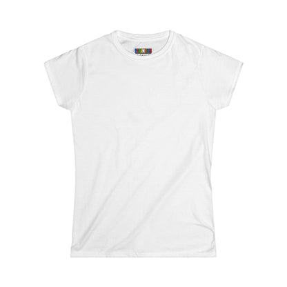 Women's Custom Personal Best  - Rubik's Cube Art  Softstyle T-Shirt