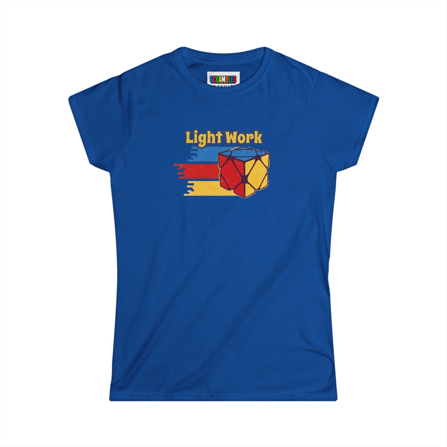 Skewb Light Work Rubiks Cube Art Women's Softstyle T-Shirt