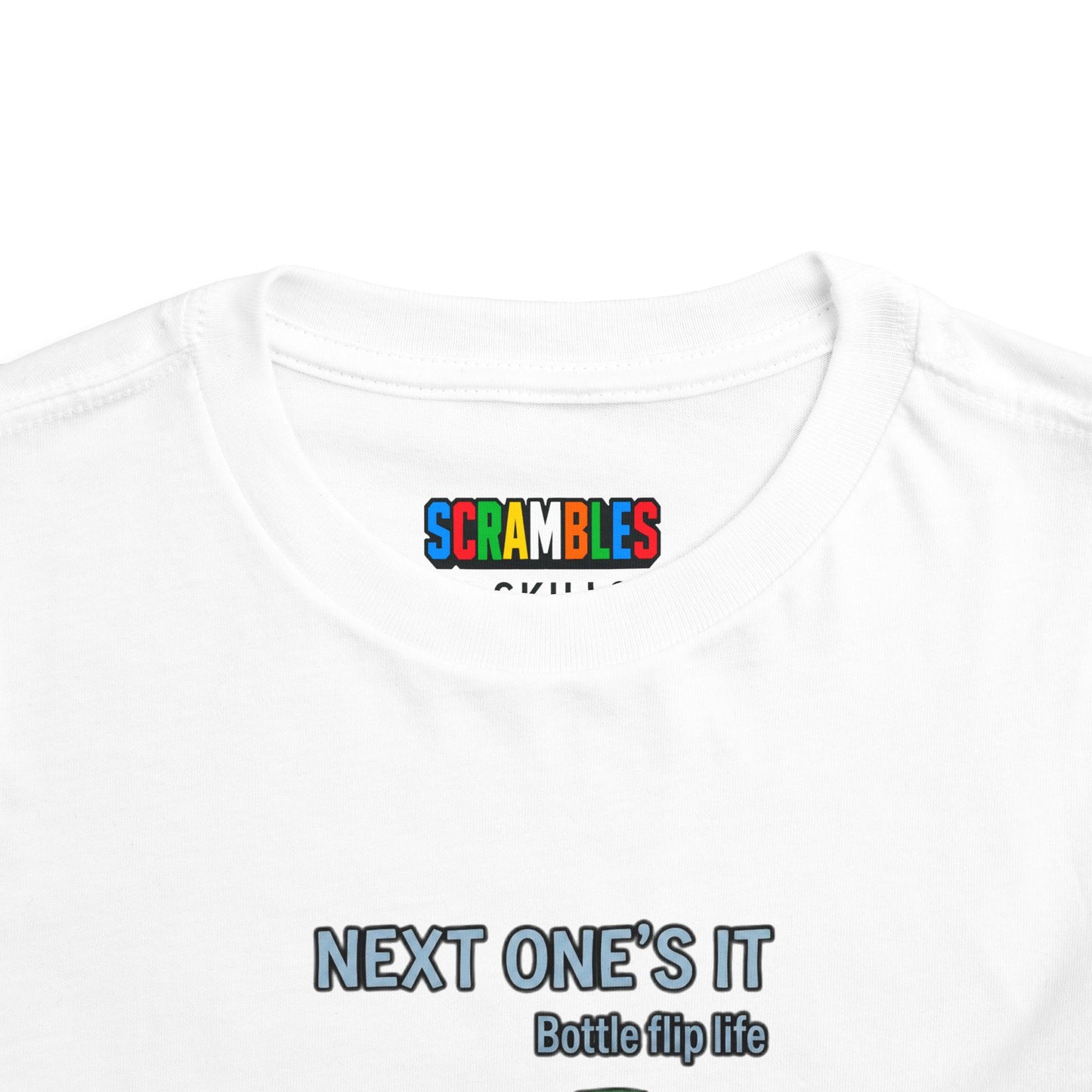 Next One's It Bottle Flip Art Toddler Short Sleeve T-Shirt