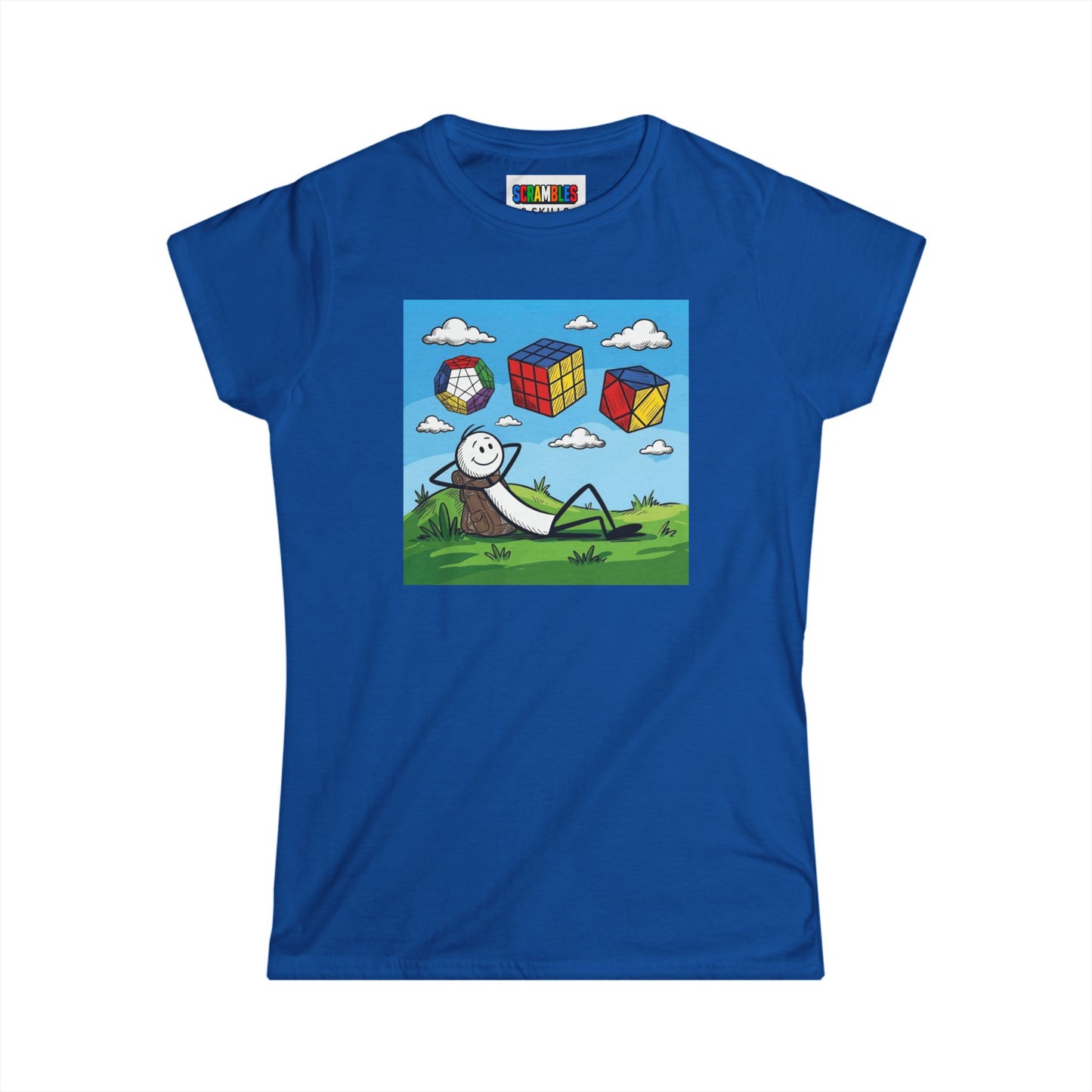 Daydream Solves  - Rubik's Cube Art Women's Softstyle T-Shirt