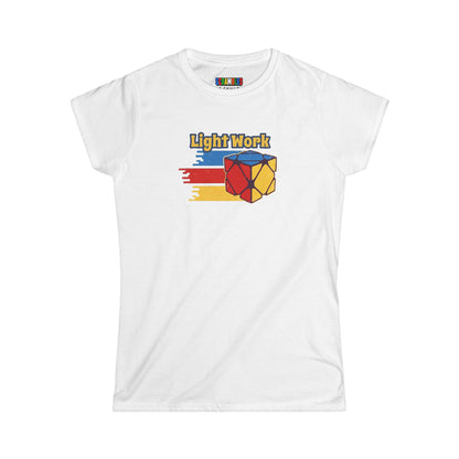 Skewb Light Work Rubiks Cube Art Women's Softstyle T-Shirt