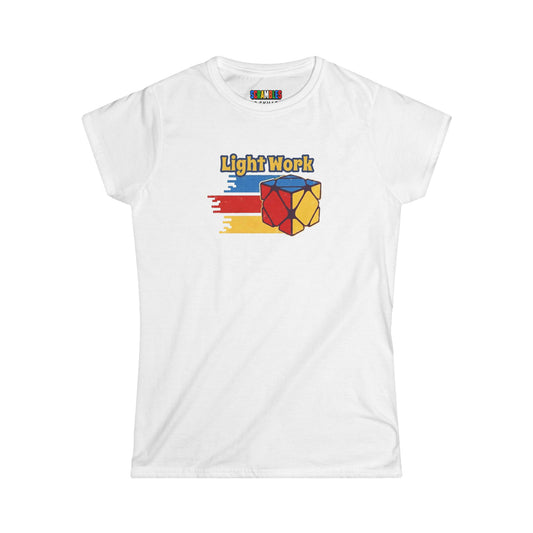 Skewb Light Work Rubiks Cube Art Women's Softstyle T-Shirt