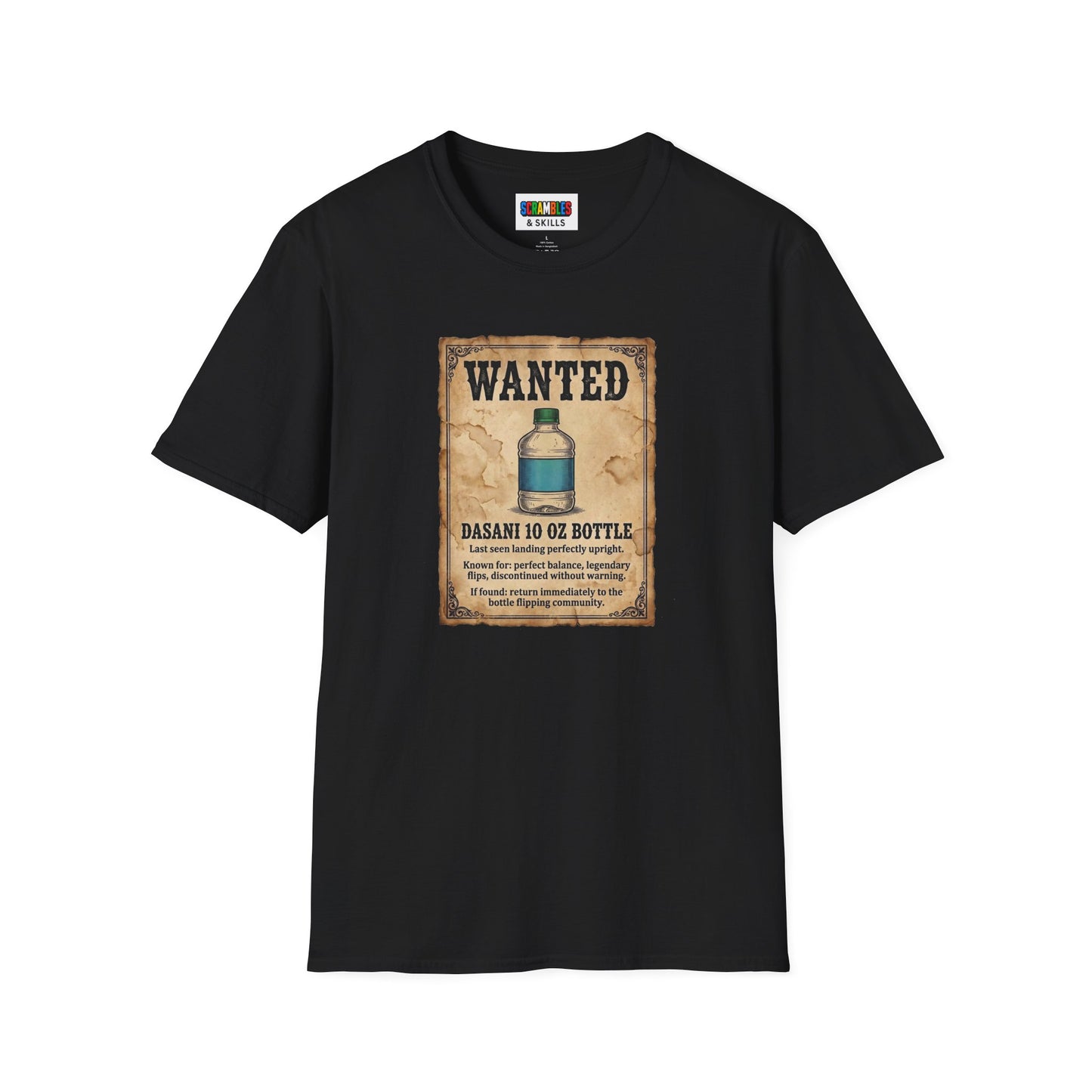 Dasani 10 Wanted Trick shot Unisex Graphic Softstyle T-Shirt