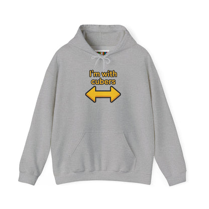 I'm With Cubers Unisex Heavy Blend™ Hooded Sweatshirt