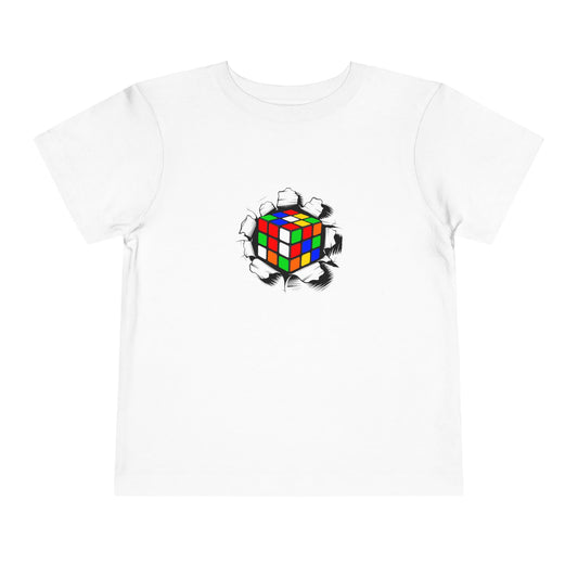 Crashing Out - Rubiks Cube Toddler Short Sleeve T-Shirt