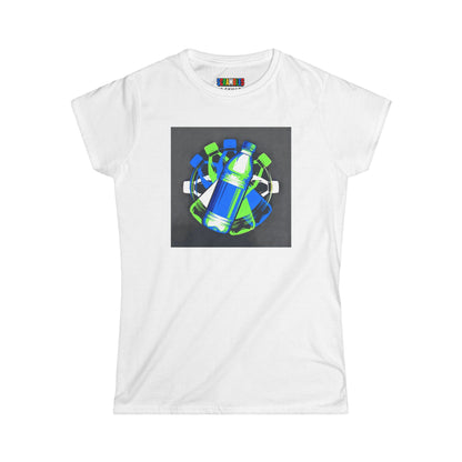 Neon Flip - Trick sShot Art  Women's Softstyle T-Shirt