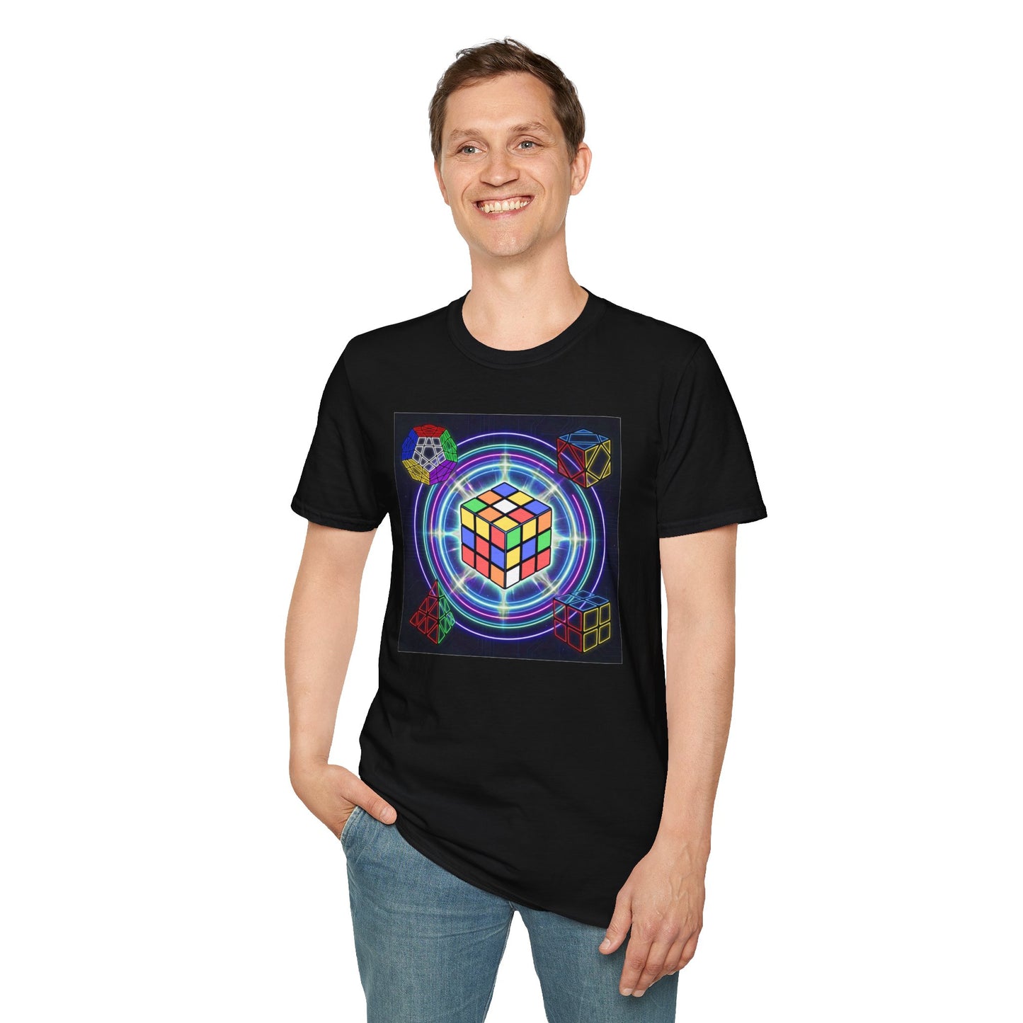Cosmic Charge Unisex Graphic Softstyle T-Shirt