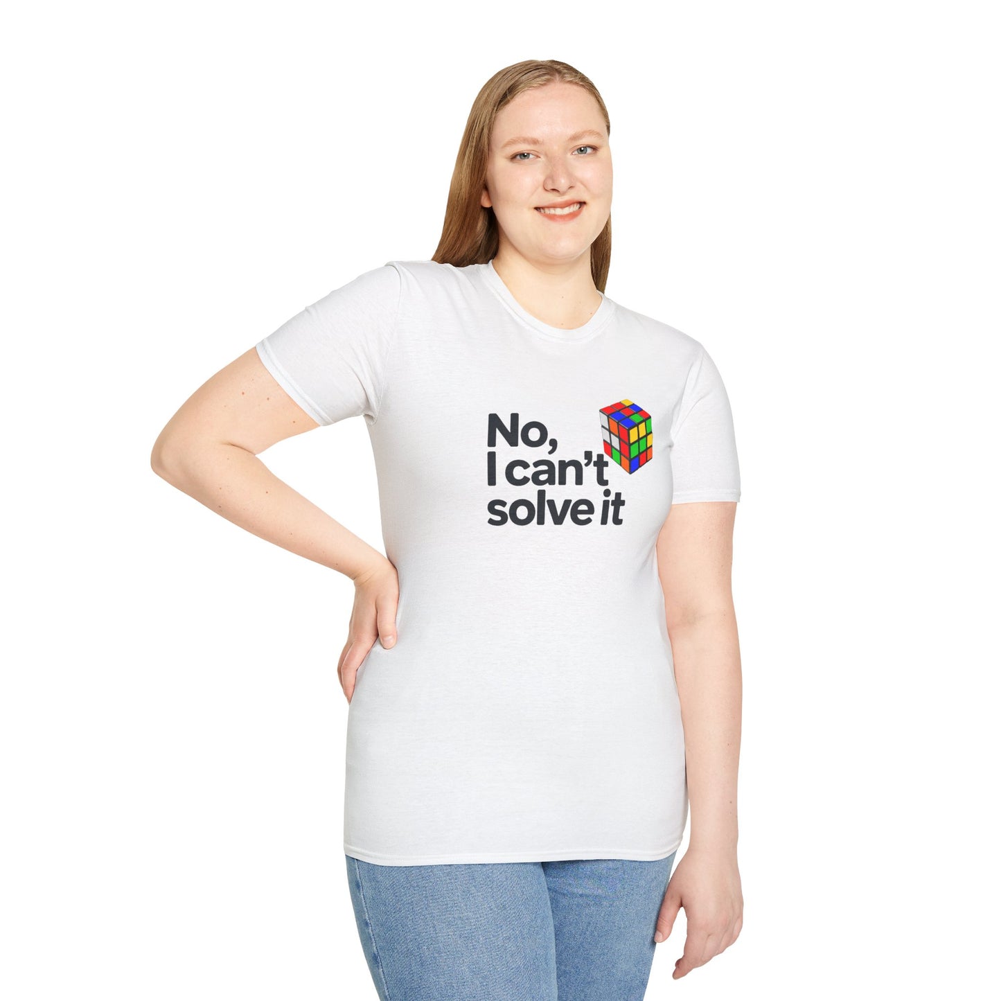 No, I Can't Solve It Unisex Graphic Softstyle T-Shirt
