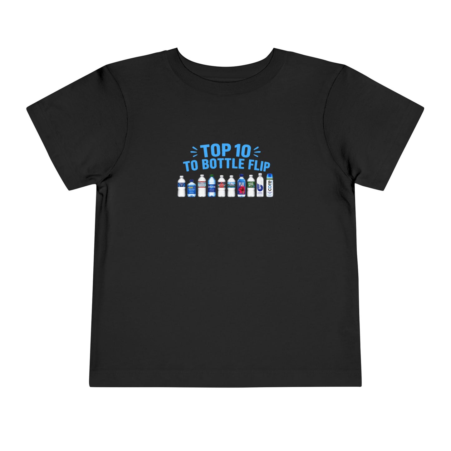 Top 10 to Bottle Flip Toddler Short Sleeve T-Shirt