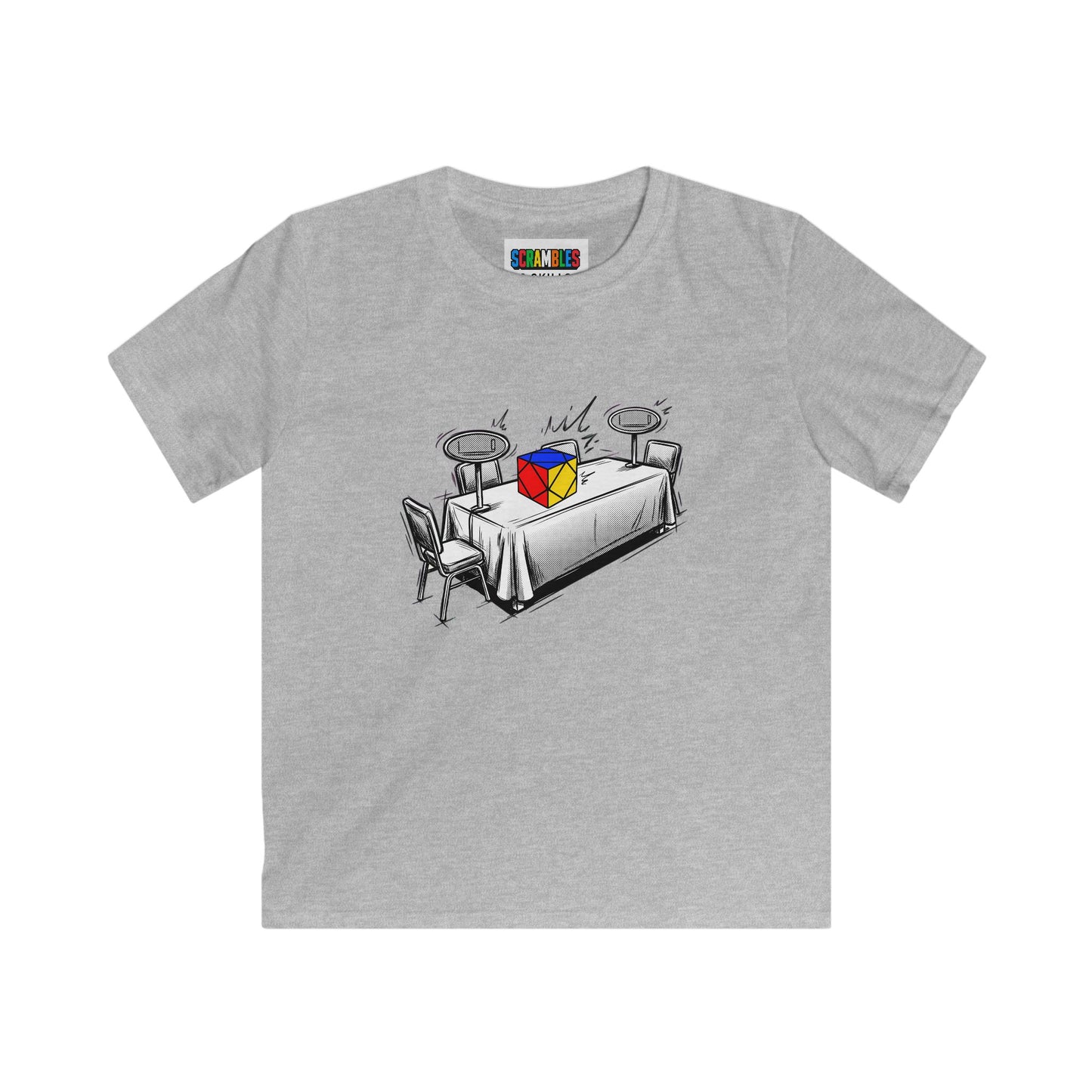 Skewb Comp Day - Rubik's Cube Art  Kids Softstyle Tee