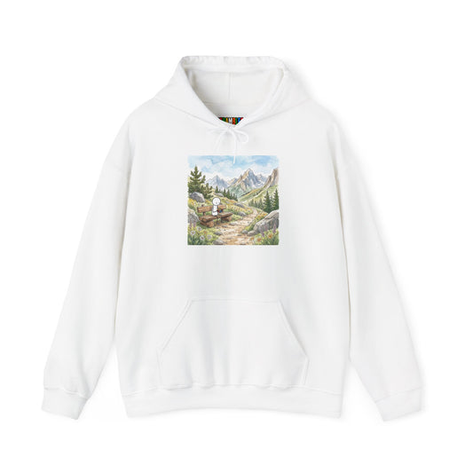 Mountain Watercolor  Unisex Heavy Blend™ Hooded Sweatshirt