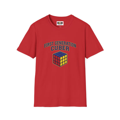 First Generation Cuber Rubiks Cube Art Unisex Graphic Softstyle T-Shirt