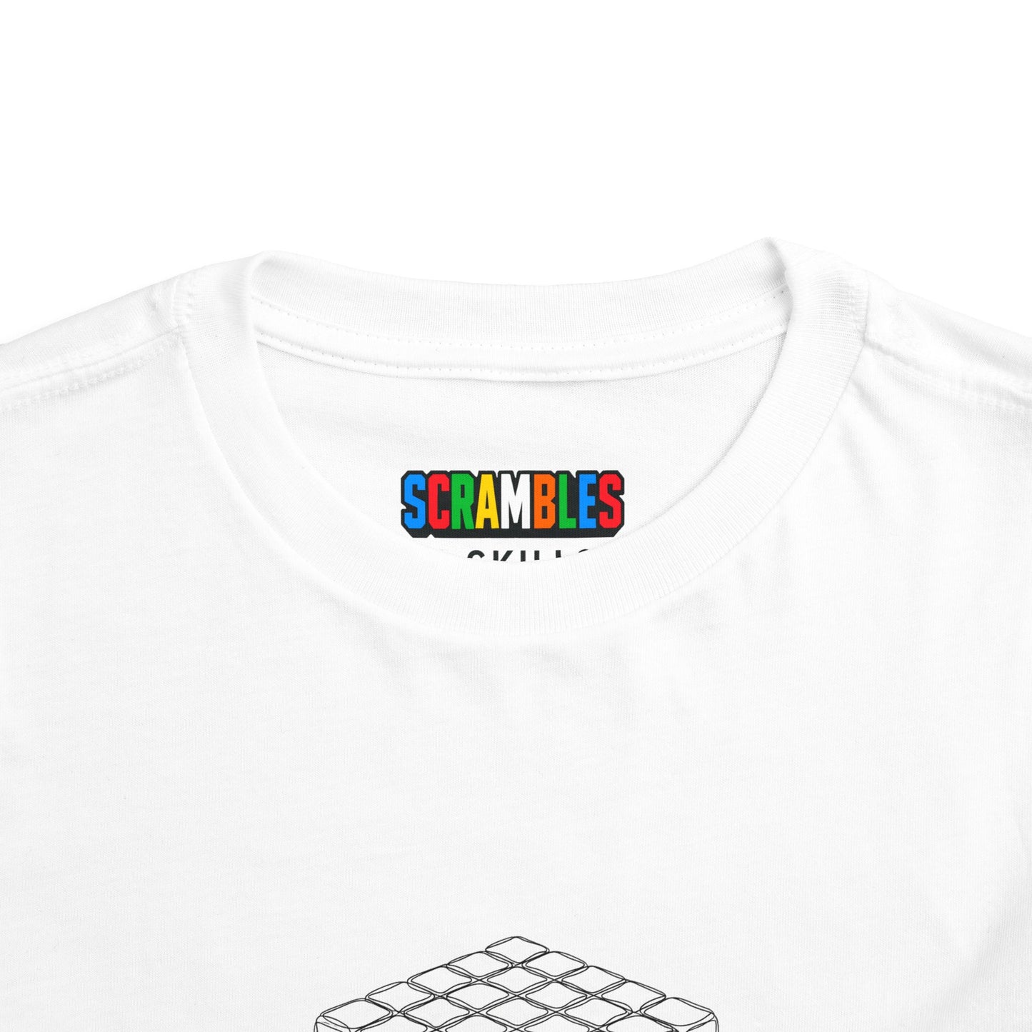5x5 Doodle  - Rubik's Cube Art Toddler Short Sleeve T-Shirt