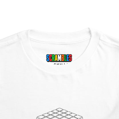 5x5 Doodle  - Rubik's Cube Art Toddler Short Sleeve T-Shirt