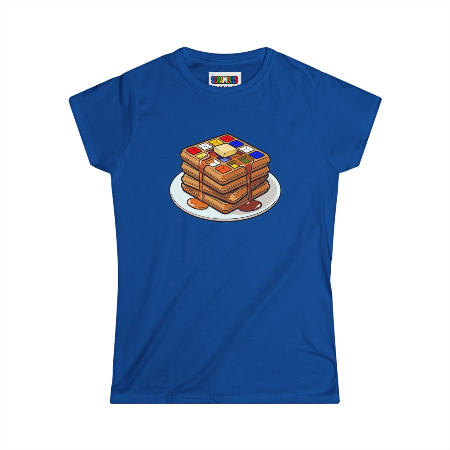 4x4 Waffles - Rubiks Cube  Women's Softstyle T-Shirt