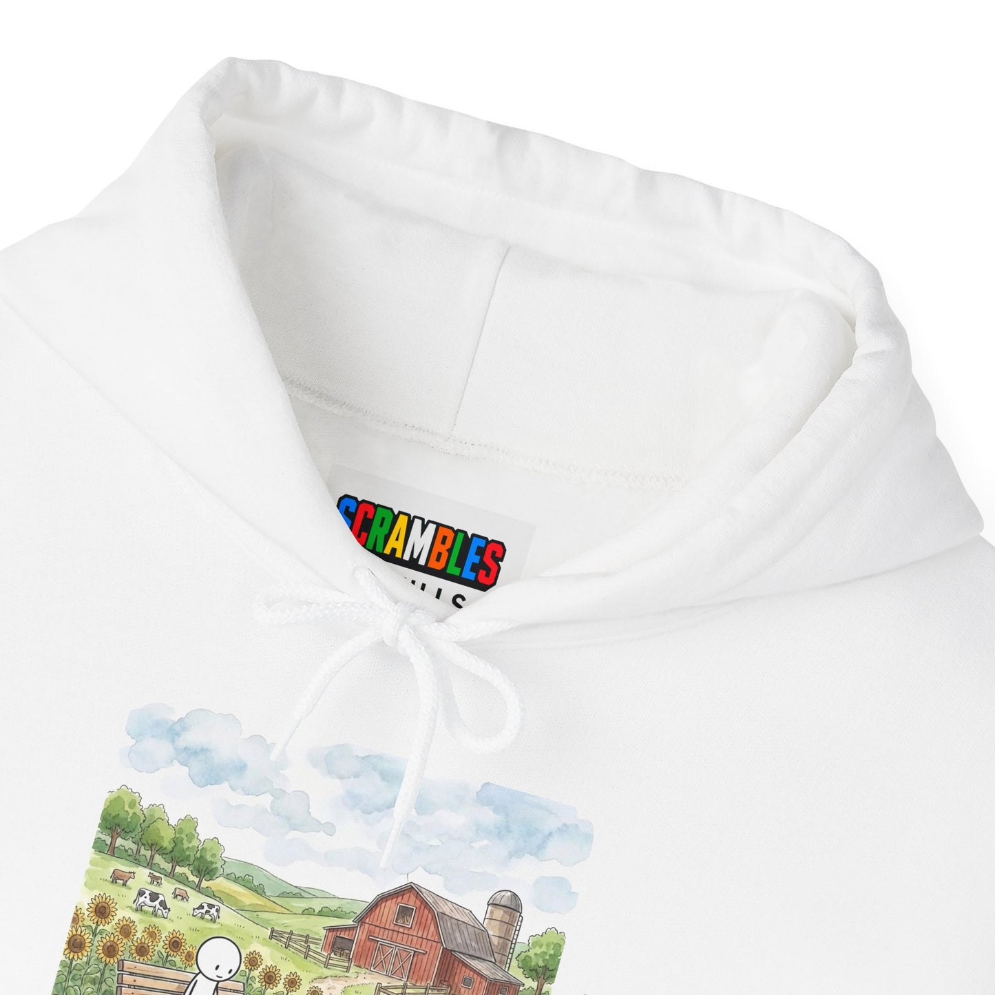 Farm Watercolor Unisex Heavy Blend™ Hooded Sweatshirt