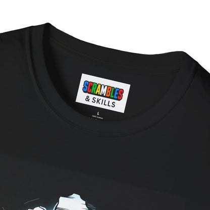 Crashing Out - Rubiks Cube Unisex Graphic Softstyle T-Shirt