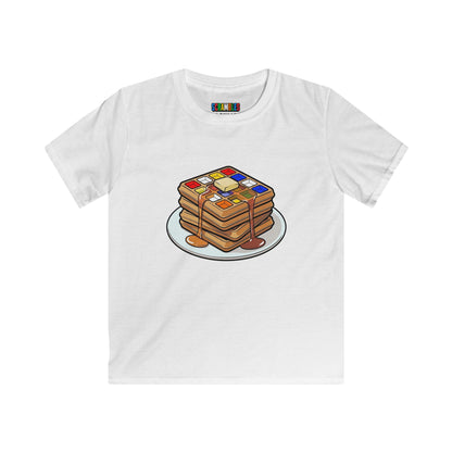 4x4 Waffles - Rubiks Cube Kids Softstyle Tee