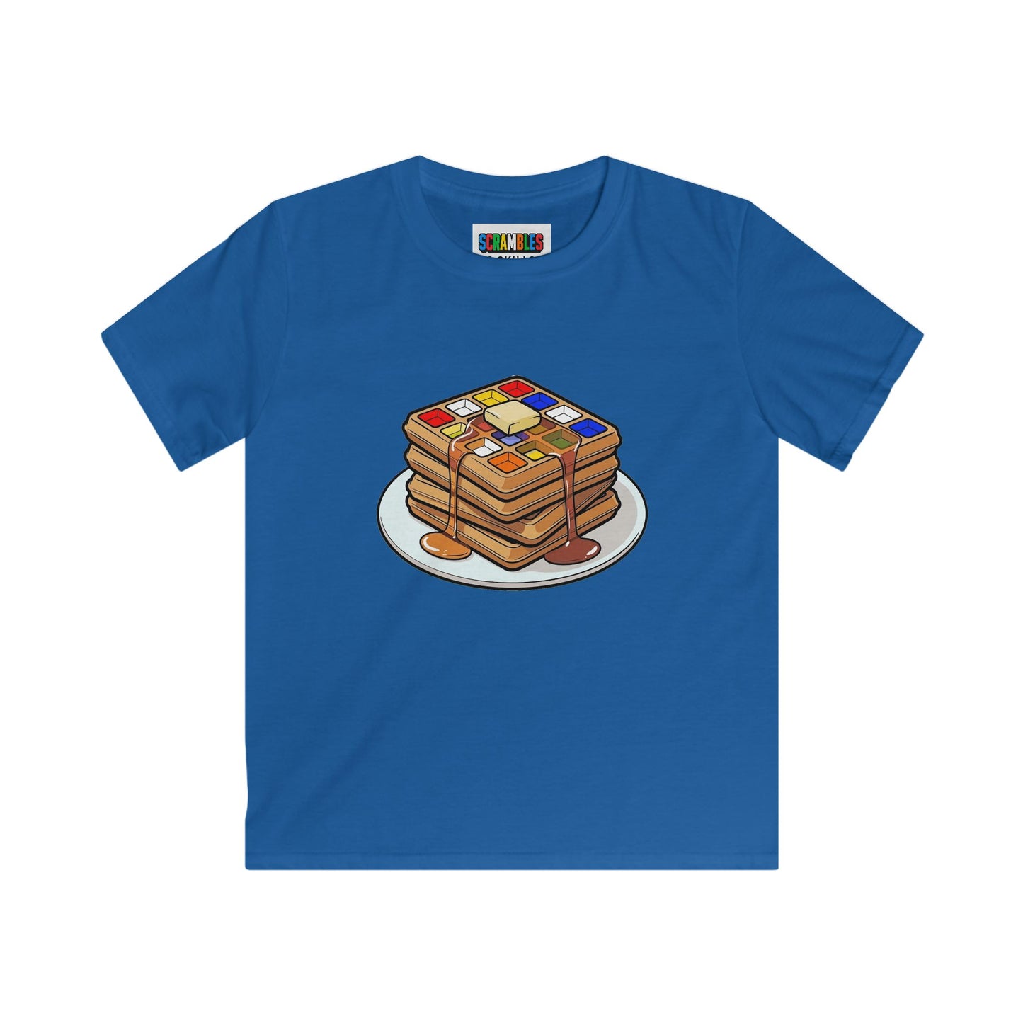 4x4 Waffles - Rubiks Cube Kids Softstyle Tee