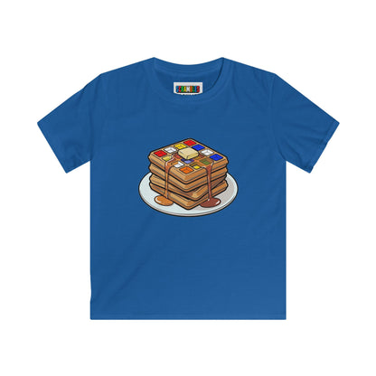 4x4 Waffles - Rubiks Cube Kids Softstyle Tee