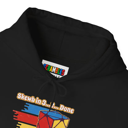 Skewb Done Rubiks Cube Art Unisex Heavy Blend™ Hooded Sweatshirt