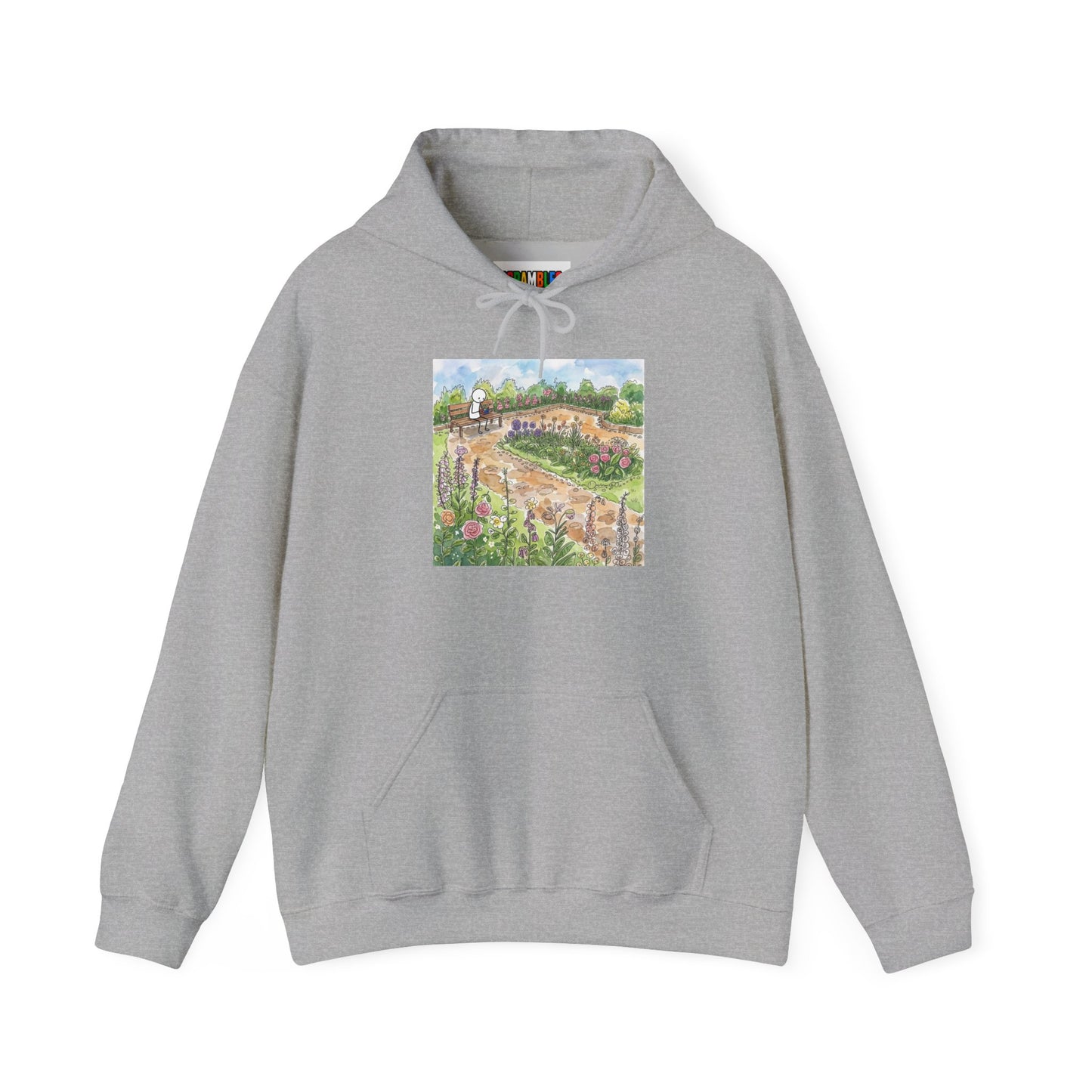 Garden Watercolor  Unisex Heavy Blend™ Hooded Sweatshirt