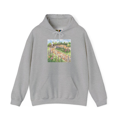 Garden Watercolor  Unisex Heavy Blend™ Hooded Sweatshirt