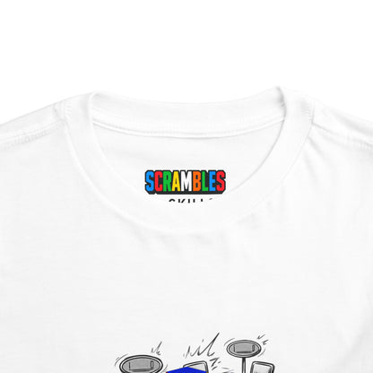 6x6 Comp Day - Rubik's Cube Art  Toddler Short Sleeve T-Shirt