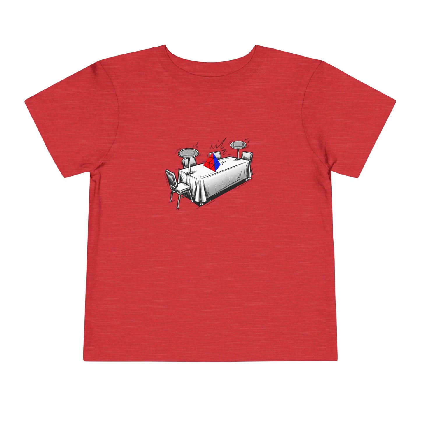 Pyraminx Comp Day - Rubik's Cube Art  Toddler Short Sleeve T-Shirt