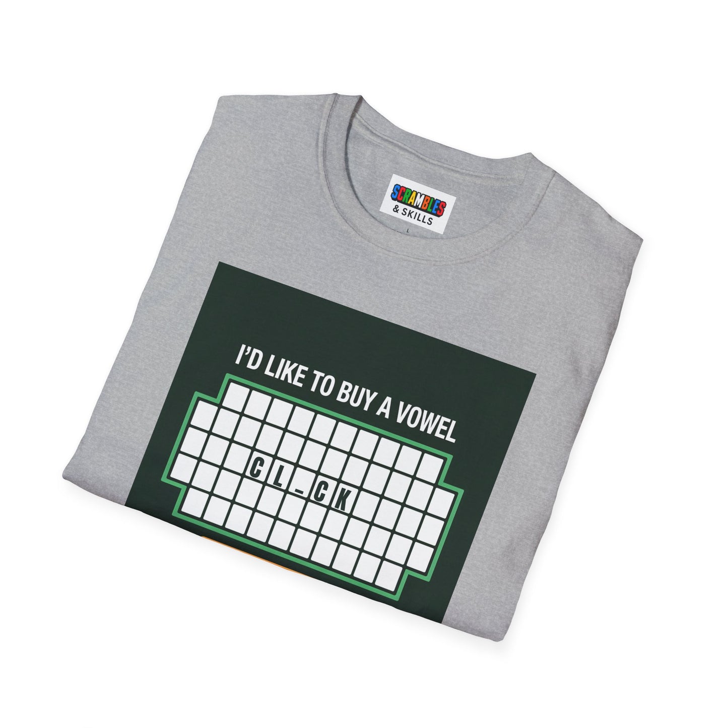 Clock - Vowel Unisex Graphic Softstyle T-Shirt