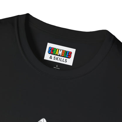 Pyraminx Doodle  - Rubik's Cube Art Unisex Graphic Softstyle T-Shirt