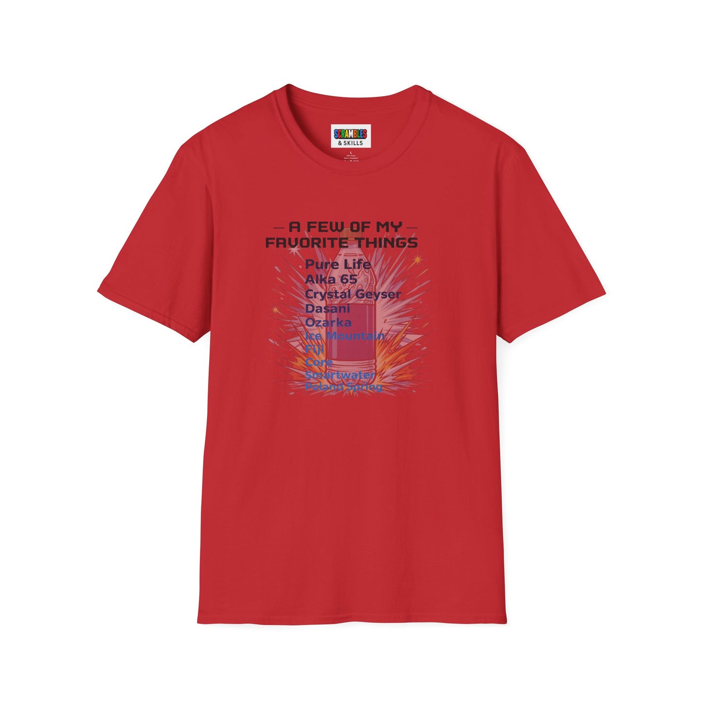 Favorite Things Bottle Flipping Unisex Graphic Softstyle T-Shirt