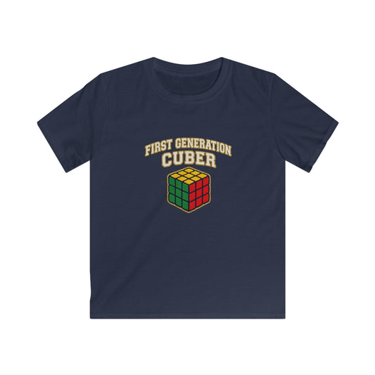 ⚡ Express - First Generation Cuber Rubiks Cube Art Kids Softstyle Tee