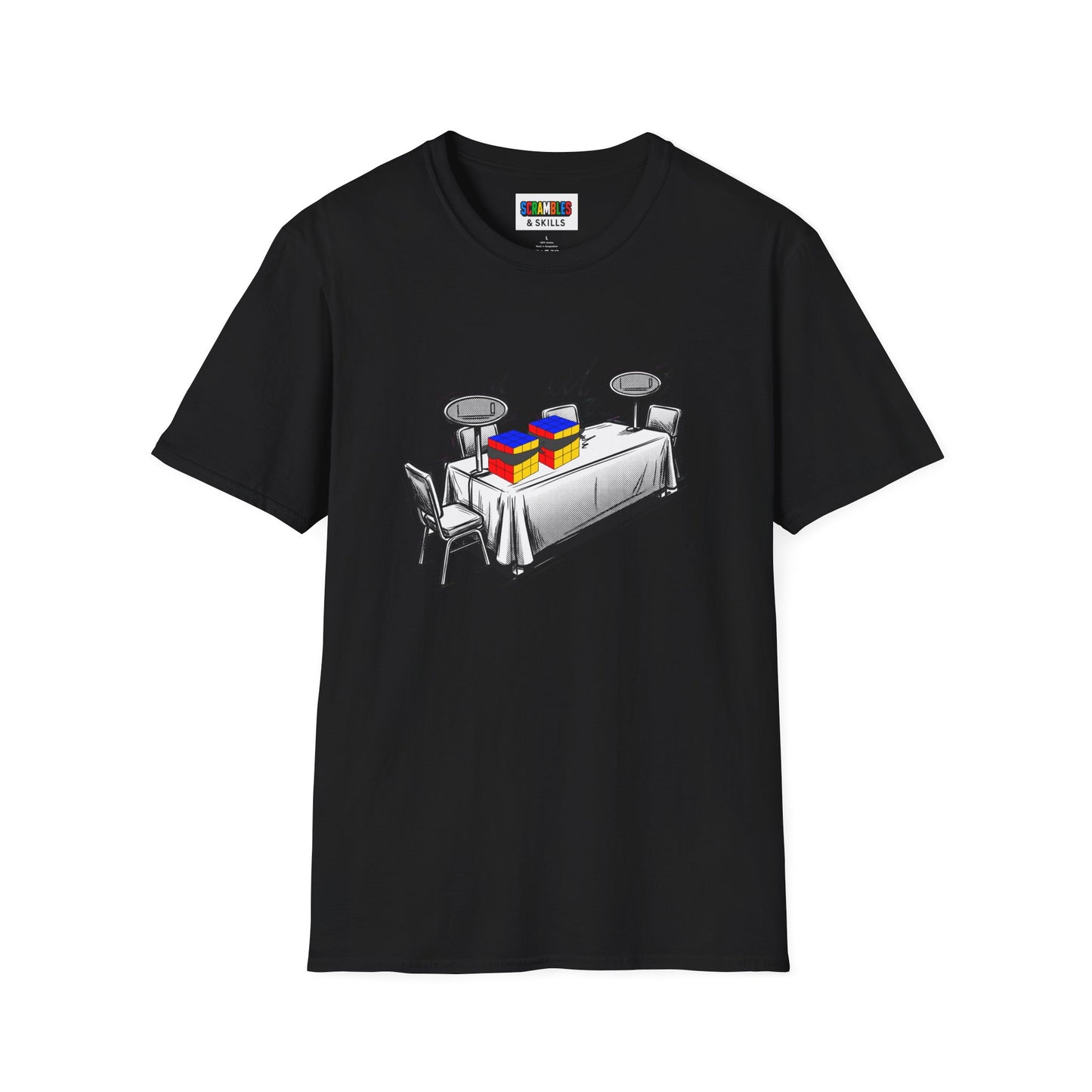 3x3 Multi Blind Comp Day Unisex Graphic Softstyle T-Shirt