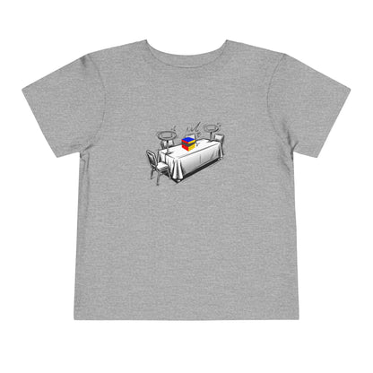4x4 Blind Comp Day  - Rubik's Cube Art Toddler Short Sleeve T-Shirt
