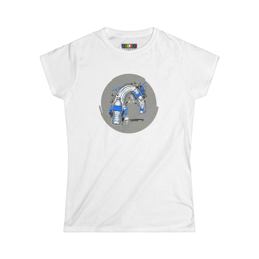 Street Flip - Trick Shot Art  Women's Softstyle T-Shirt