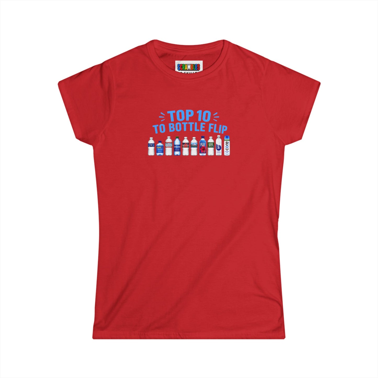 Top 10 to Bottle Flip  Women's Softstyle T-Shirt