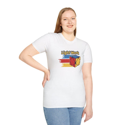 Skewb Light Work Rubiks Cube Art Unisex Graphic Softstyle T-Shirt